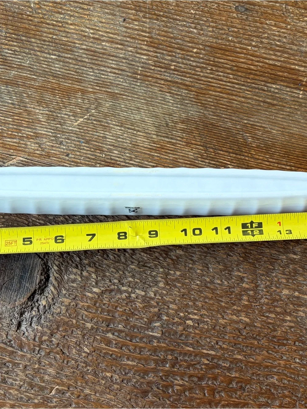 Galzone Fluted White Ceramic Serving Platter